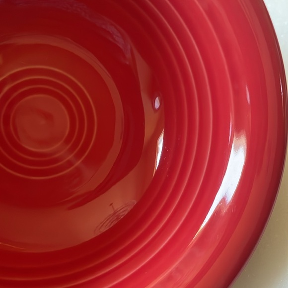 Scarlet Red Fiesta Fiestaware Homer Laughlin Salsa Fruit Bowl 5” - Picture 3 of 7